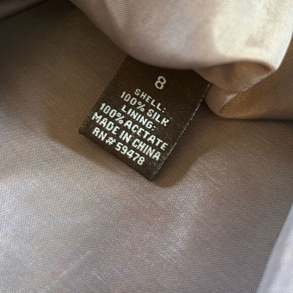 Cynthia Rowley Silk Studded Mini Dress Slate Blue Gray Womens Size 8 - Picture 10 of 12